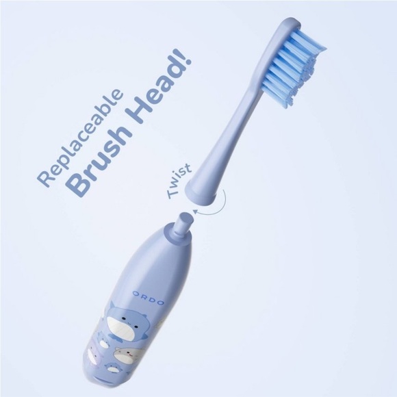 ORDO Sonic Kids’ Battery Toothbrush-Squishmallows Samir- Blue - Picture 4 of 4